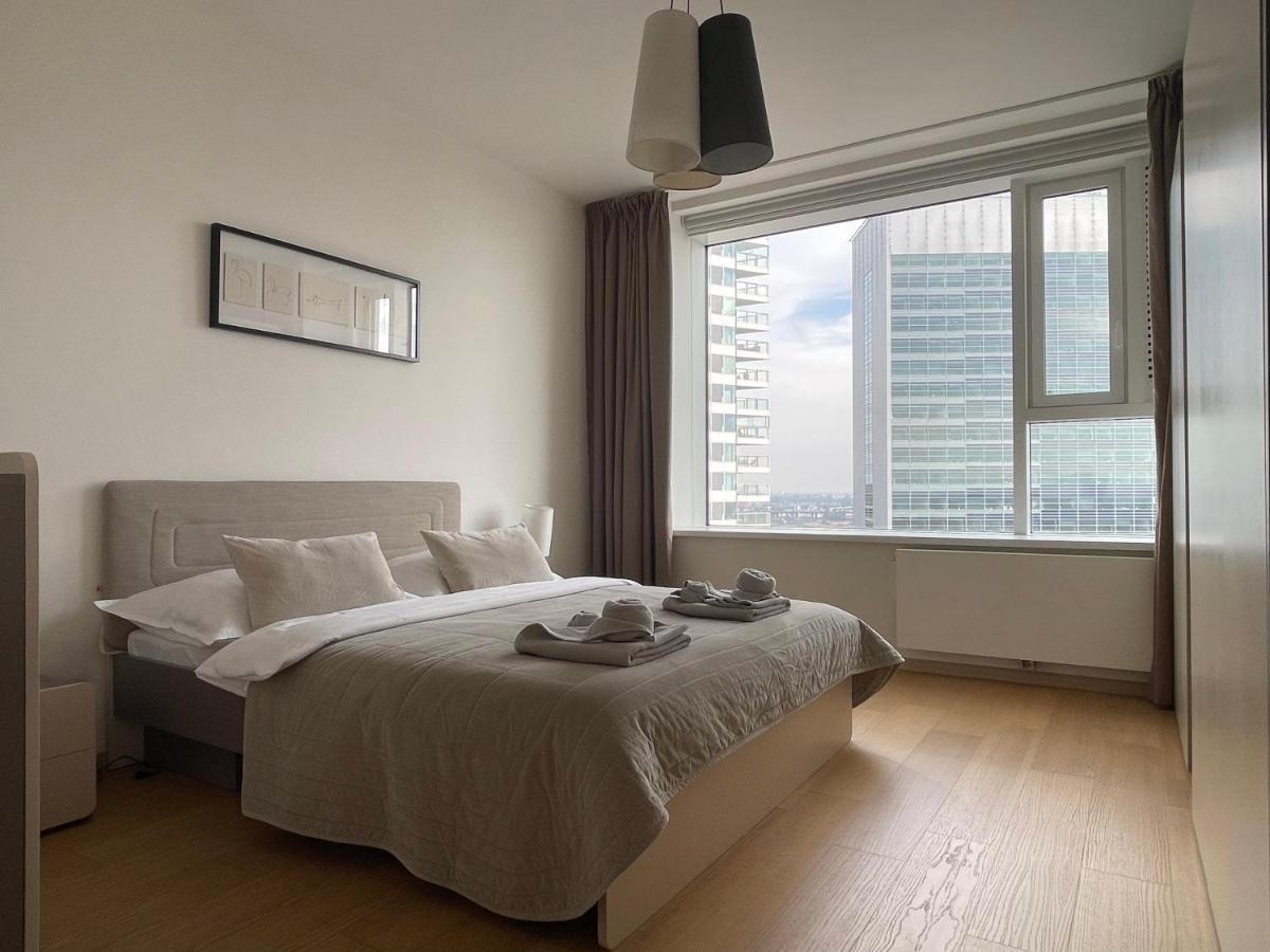 Sag Panorama Apartment 3 Rooms 19Th Floor Great View Free Parking Pressburg Exterior foto